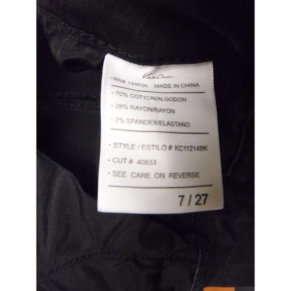 Kancan Estilo Black Skinny Jean Size 27 - Picture 4 of 7